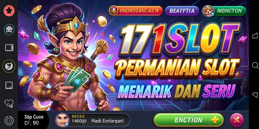 Tampilan gameplay menarik dari 171SLOT dengan berbagai mesin slot.