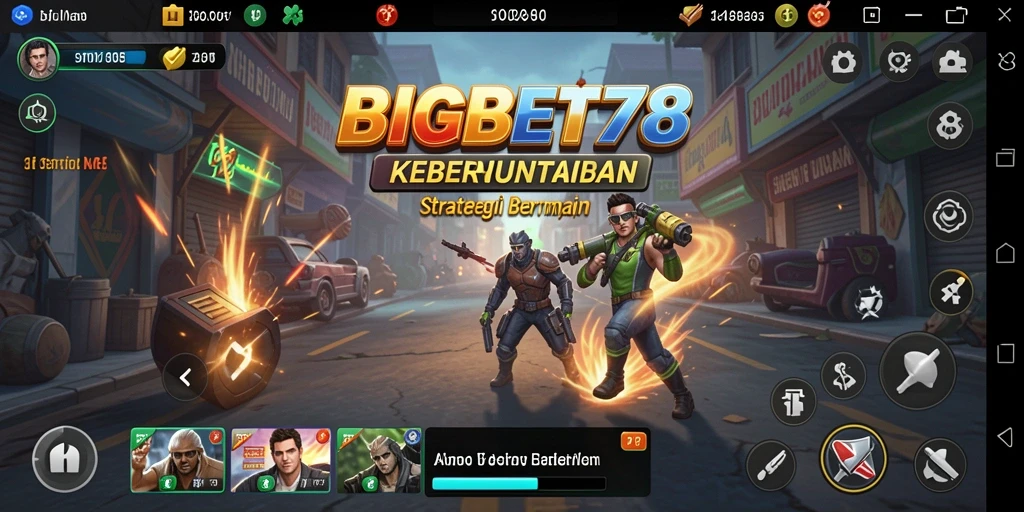 Screenshot gameplay BIGBET78 menunjukkan aksi seru dalam simulasi strategi.