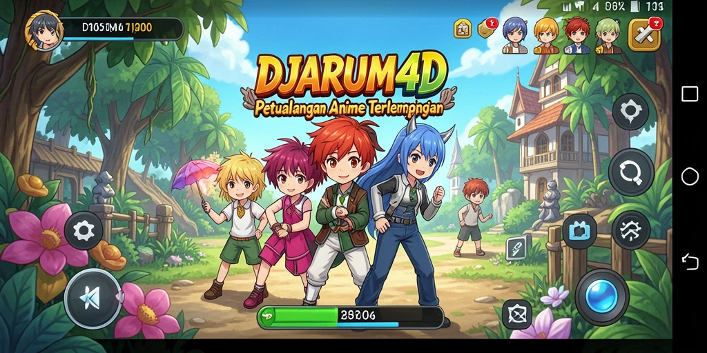Tampilan gameplay <strong>DJARUM4D</strong> yang penuh aksi dan warna-warni.