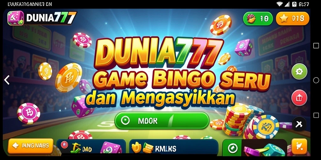 Tampilan gameplay seru DUNIA777 yang membuat Bingo semakin menarik.