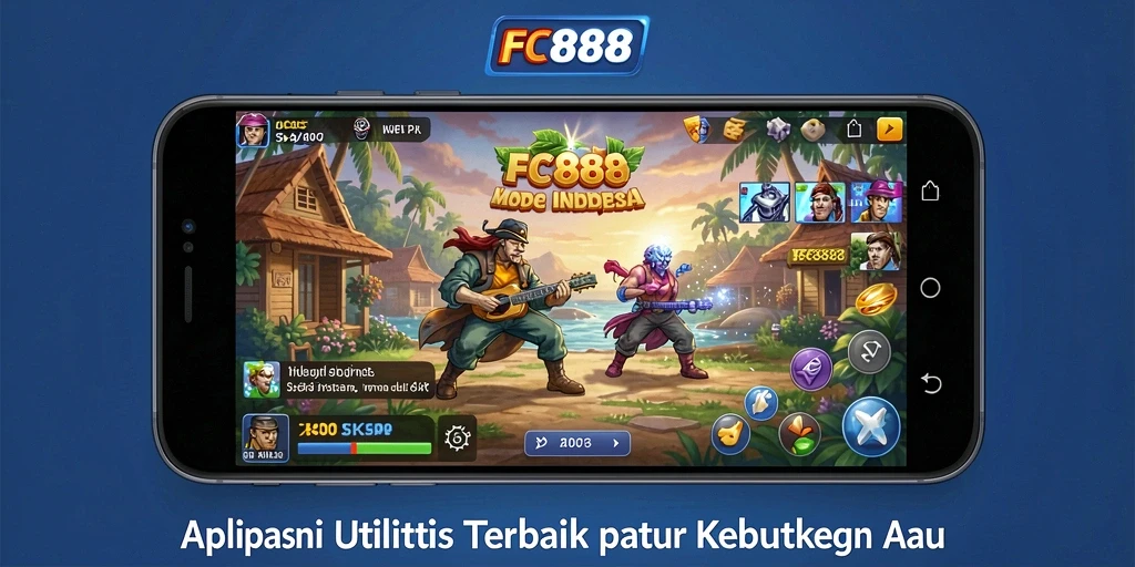 Tangkapan layar utama aplikasi FC888 menampilkan antarmuka pengguna yang intuitif.