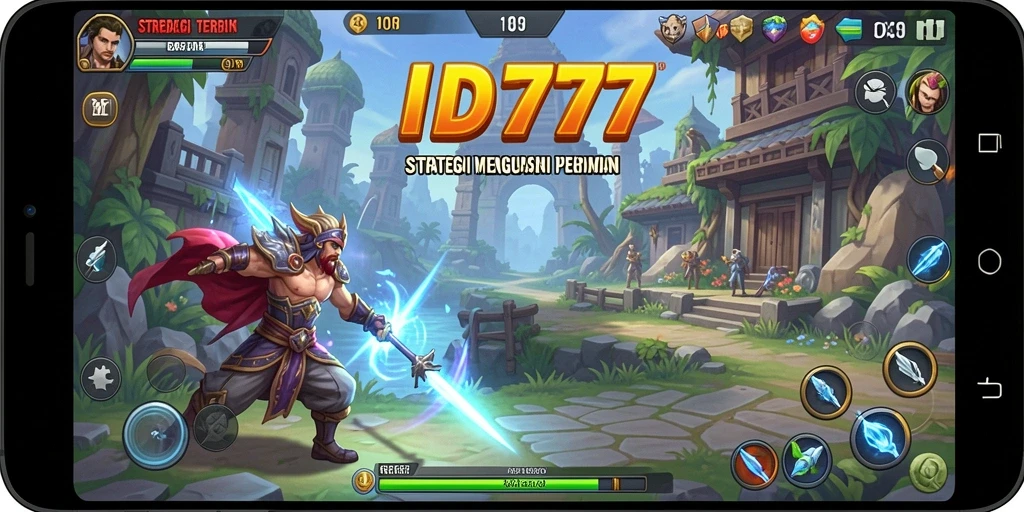 Screenshot ID777 menampilkan gameplay strategis yang intens.