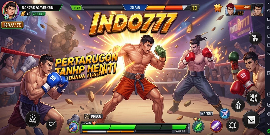 Tampilan gameplay seru dan penuh aksi dari INDO777.