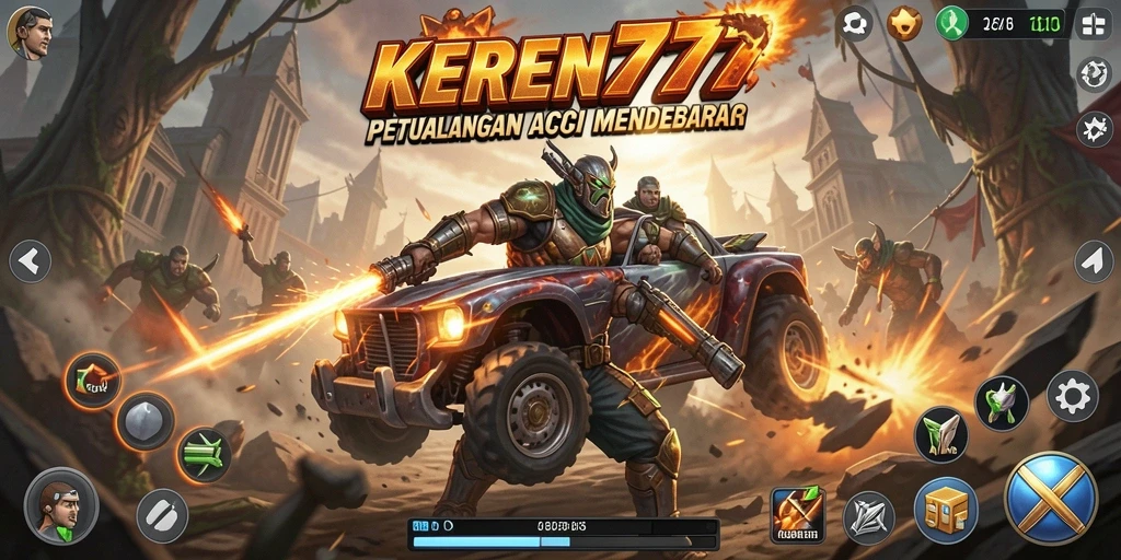 Screenshot gameplay KEREN777 menampilkan aksi seru dan grafis yang menakjubkan.
