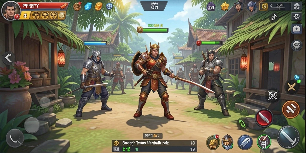 Tampilan gameplay dari PPRRYY yang menarik dan penuh strategi.