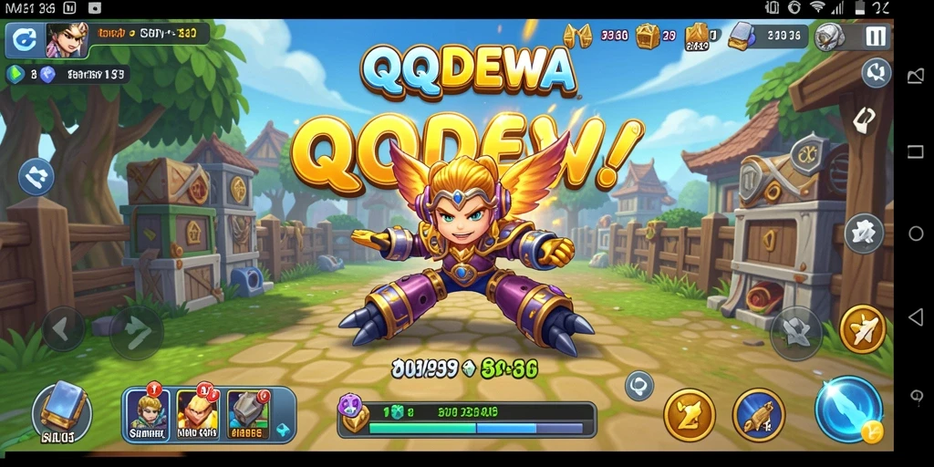 Tampilan seru dari gameplay QQDEWA yang imersif.