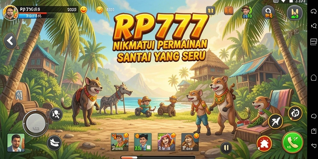 Tampilan gameplay menarik dari RP777 yang menyenangkan.