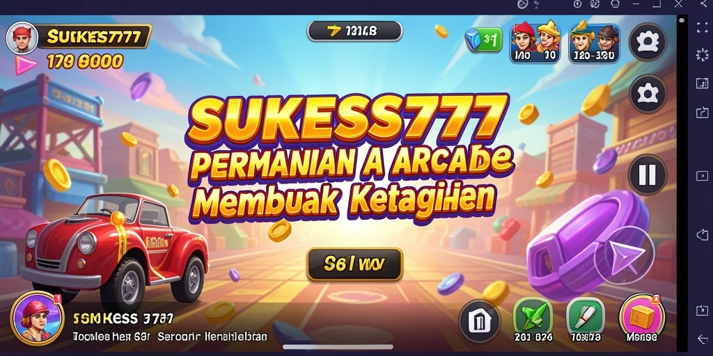 Tampilan gameplay seru dan penuh warna dari SUKSES777.