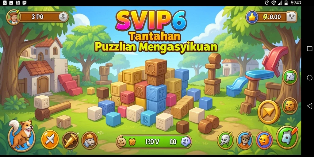 Tampilan gameplay SVIP6 yang penuh tantangan dan fun.