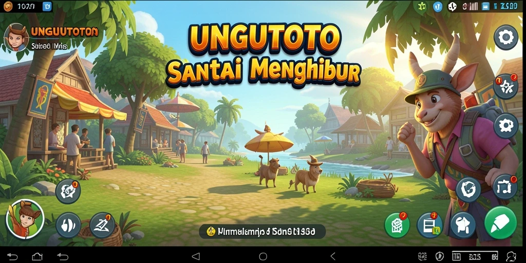 Tampilan gameplay UNGUTOTO yang mengasyikkan dan interaktif.