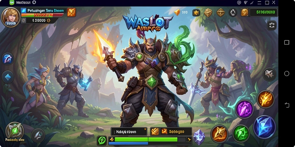 Screenshot gameplay <strong>WASLOT</strong> yang menampilkan aksi pertempuran yang mendebarkan.