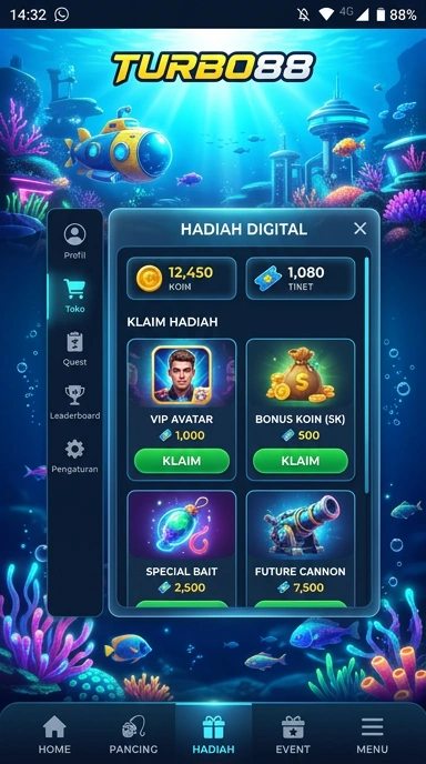 Tampilan daftar aplikasi turbo88 yang terorganisir dengan baik.